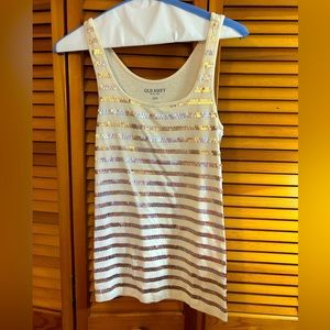 Old navy sequin tank top